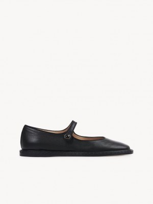 Black Chloe Rubie Ballet Flat | CHE-SR14260