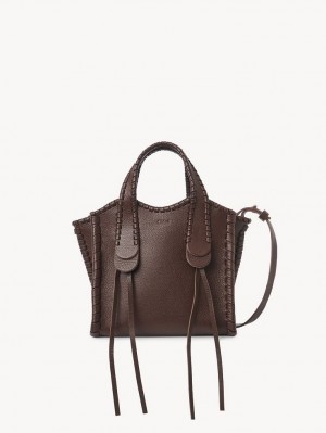 Chocolate Chloe Small Mony Tote Bags | CHE-SR13379