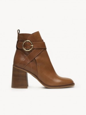 Cuoio Chloe Lyna Ankle Boots | CHE-SR14883