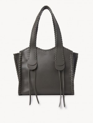 Elephant Grey Chloe Medium Mony Shoulder Bags | CHE-SR13436