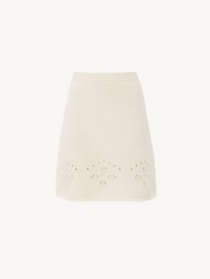 Iconic Milk Chloe A-line Mini Knitwear | CHE-SR13942