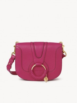 MAGNETIC PINK Chloe Hana Shoulder Bags | CHE-SR14615