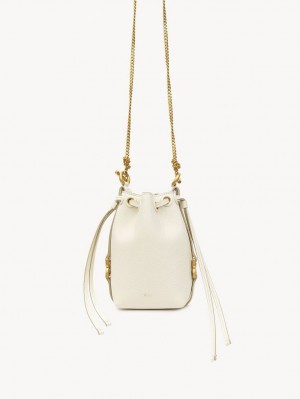 MISTY IVORY Chloe Marcie Bucket Mini Bags | CHE-SR13717