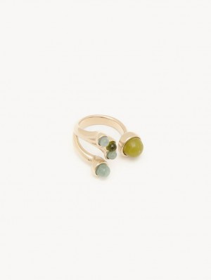 MULTICOLOR 2 Chloe Zodiac Taurus Rings | CHE-SR14384