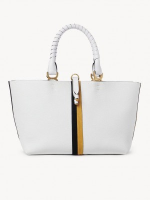 Multicolor White Chloe Marcie Small Tote Bags | CHE-SR13303