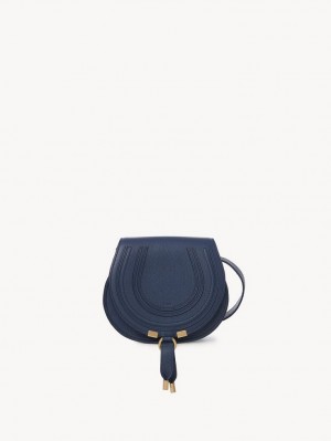 Navy Chloe Marcie Small Crossbody Bags | CHE-SR13571