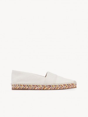 PEARLY GREY Chloe Piia Flat Espadrille | CHE-SR14154