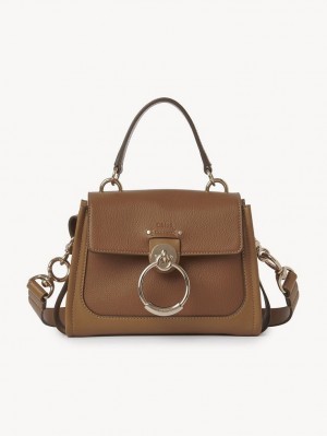 POTTERY BROWN Chloe Mini Tess Day Crossbody Bags | CHE-SR13599