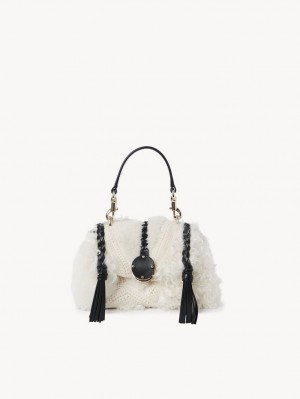 Snow White Chloe Penelope Mini Soft Shoulder Bags | CHE-SR13441