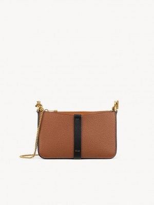 Tan Chloe Marcie Pouch On Chain Mini Bags | CHE-SR13703