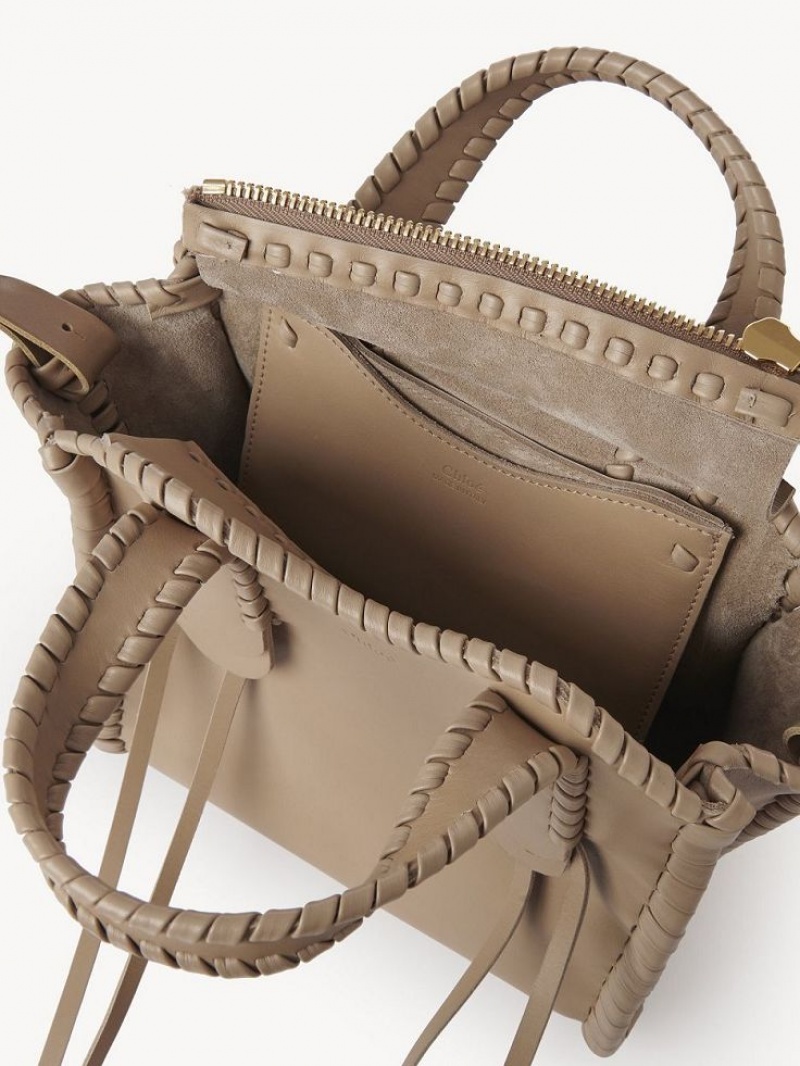 ARGIL BROWN Chloe Small Mony Tote Bags | CHE-SR13400