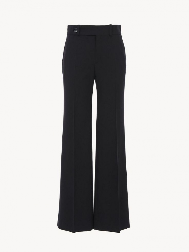 Abyss Blue Chloe Signature Flared Pants | CHE-SR13969