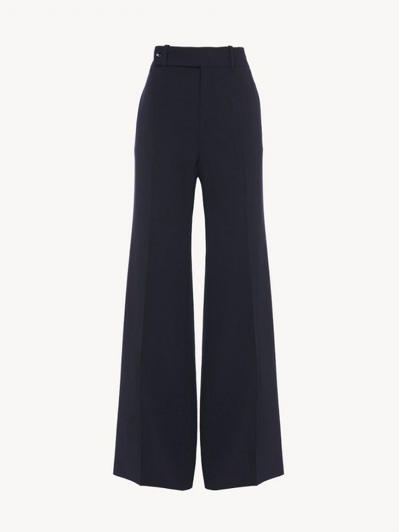 Abyss Blue Chloe Signature Straight Pants | CHE-SR14025