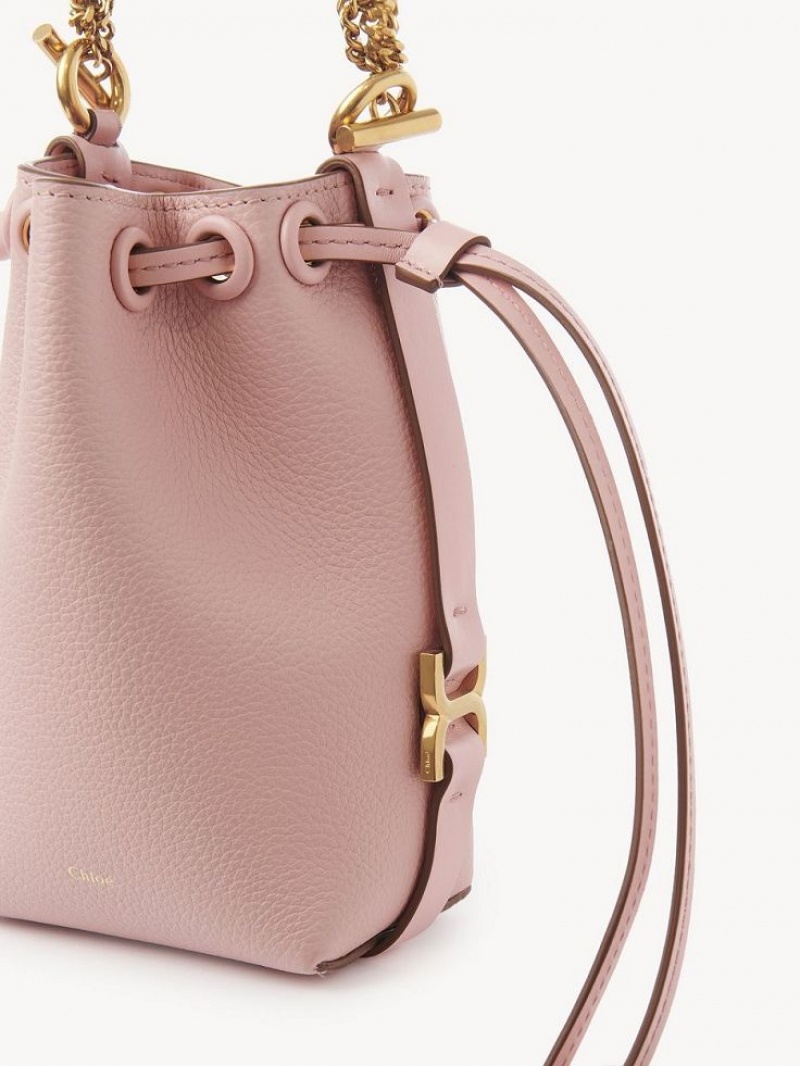 BLOSSOM PINK Chloe Marcie Bucket Mini Bags | CHE-SR13741