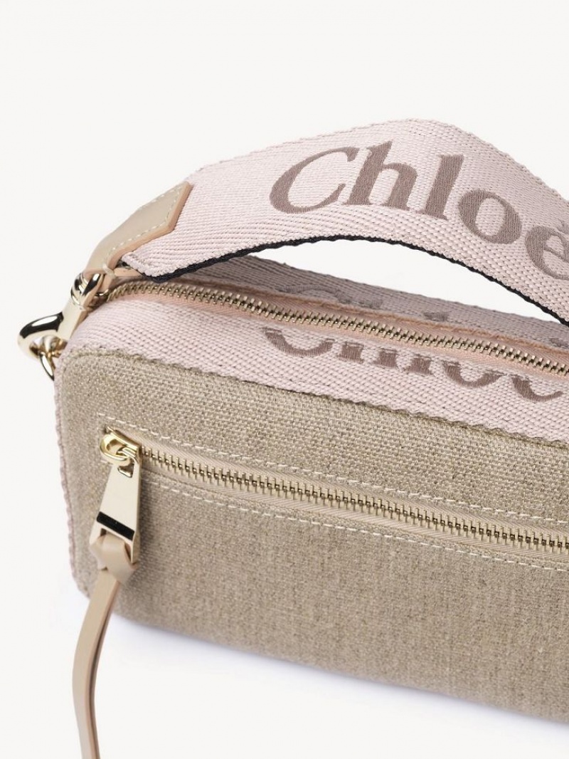 BLUSHY BEIGE Chloe Woody Belt Crossbody Bags | CHE-SR13606