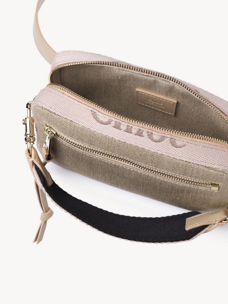 BLUSHY BEIGE Chloe Woody Belt Crossbody Bags | CHE-SR13606