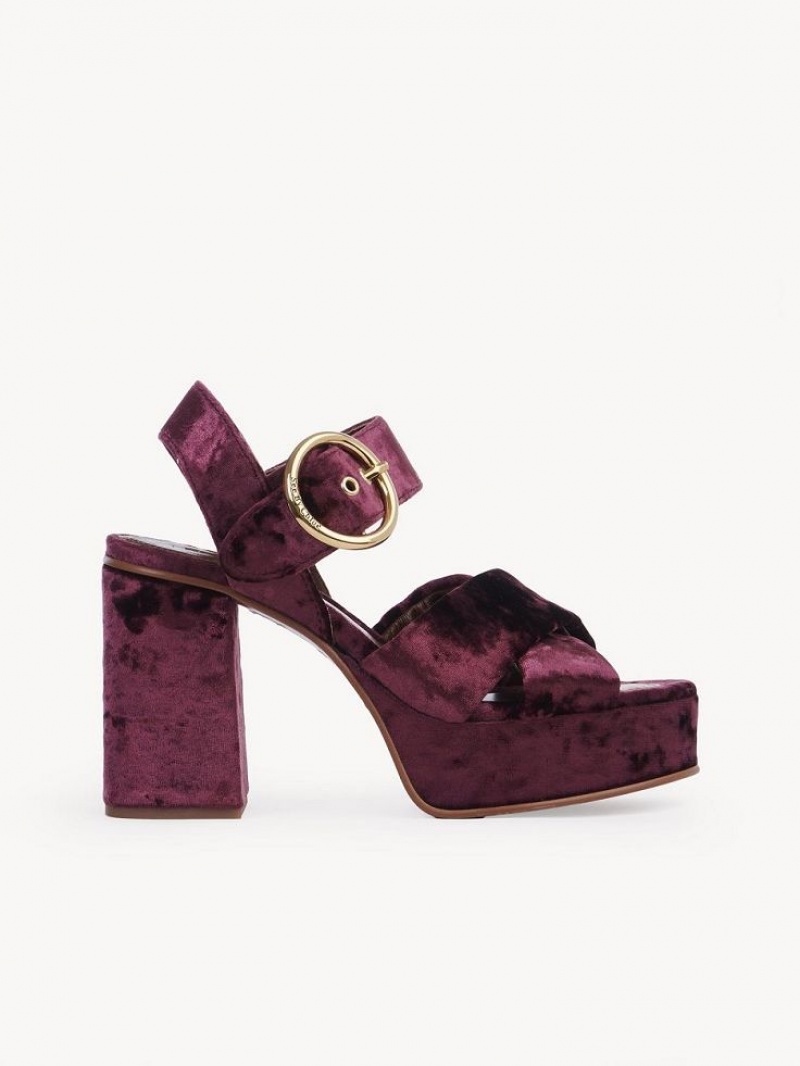 BORGOGNA Chloe Orla Platform Sandals | CHE-SR14809