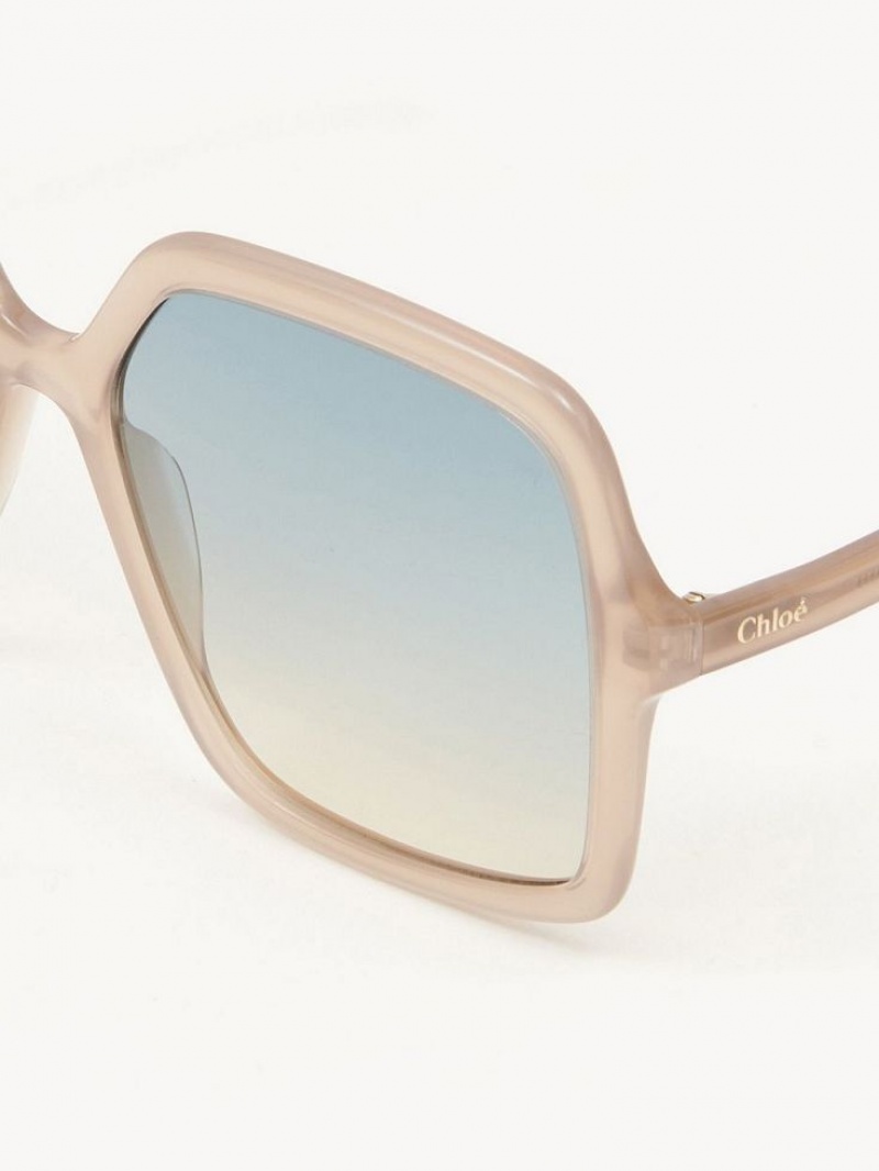 BROWN / BEIGE Chloe Zelie Sunglasses | CHE-SR14551