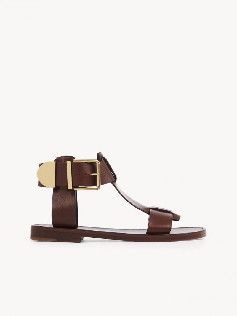 BRUNET BROWN Chloe Rebecca Flat Sandals | CHE-SR14141