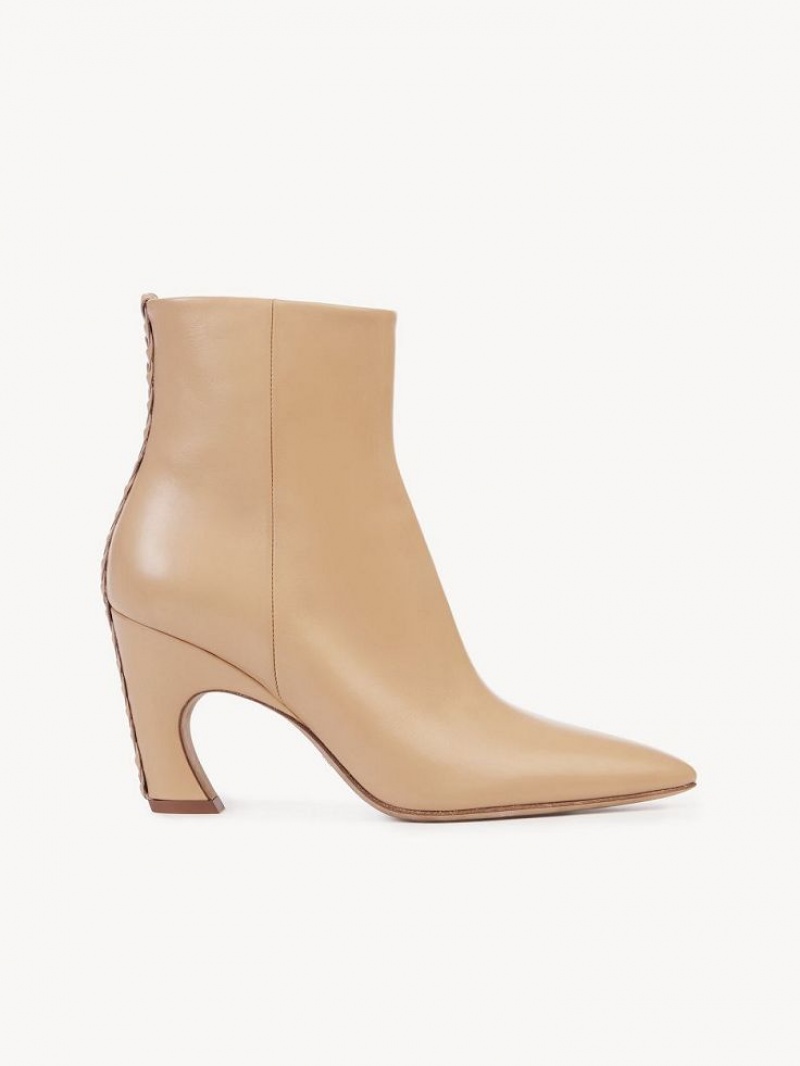 Biscotti Beige Chloe Oli Ankle Boots | CHE-SR14226