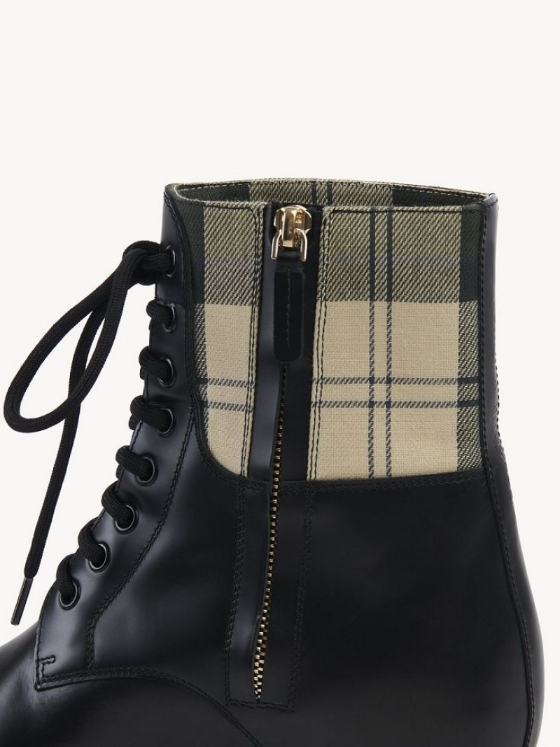 Black Chloe Barbour For Ankle Boots | CHE-SR14208