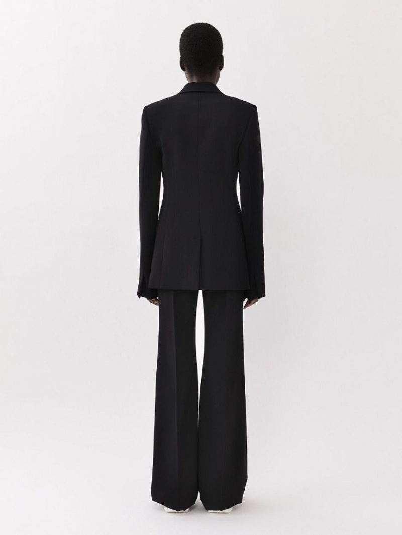 Black Chloe Bell-shaped Suiting | CHE-SR14042