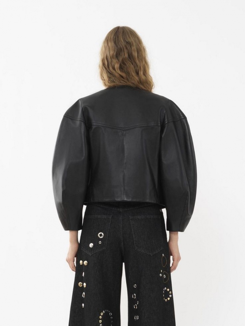 Black Chloe Boxy Jackets | CHE-SR13791