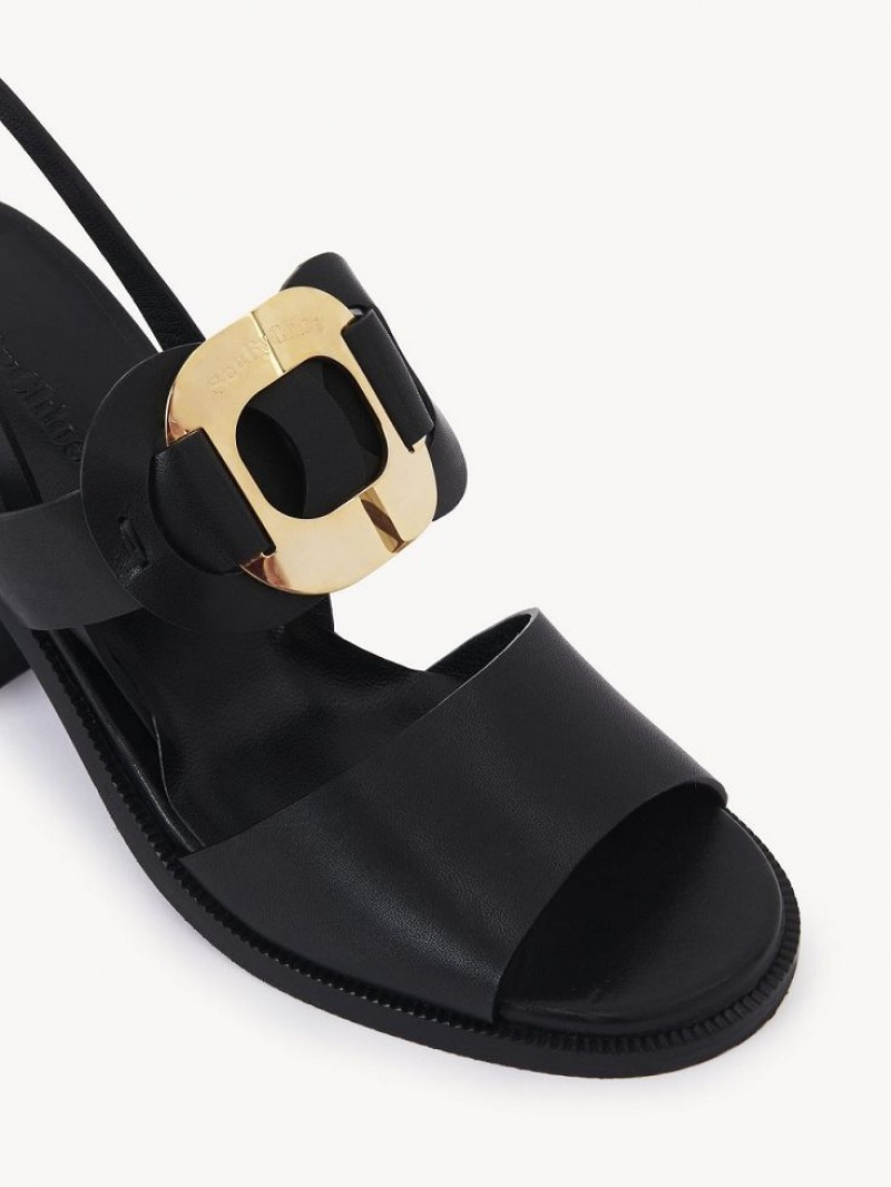 Black Chloe Chany High-heel Sandals | CHE-SR14834