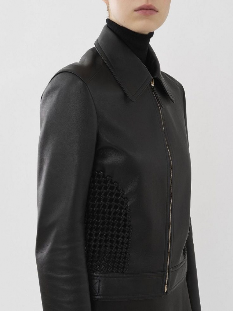 Black Chloe Cropped Jackets | CHE-SR13789