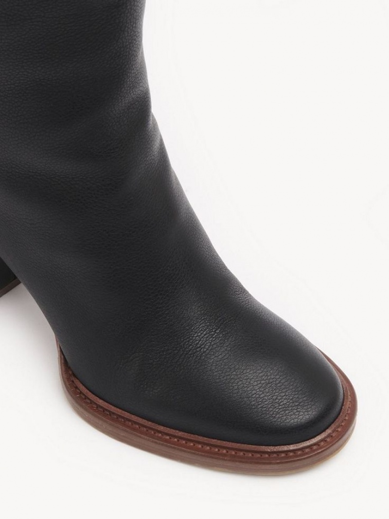 Black Chloe Edith High Boots | CHE-SR14207