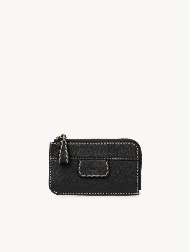 Black Chloe Edith Small Coin Purses | CHE-SR14313