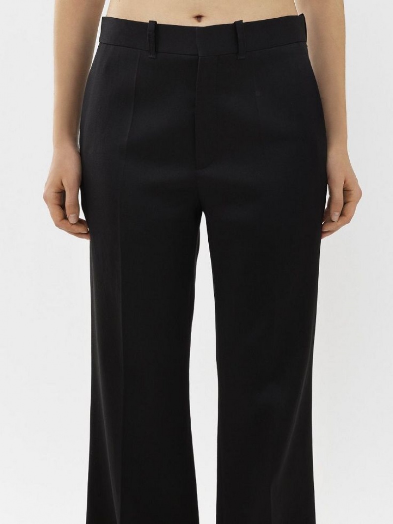 Black Chloe Flared Pants | CHE-SR13973