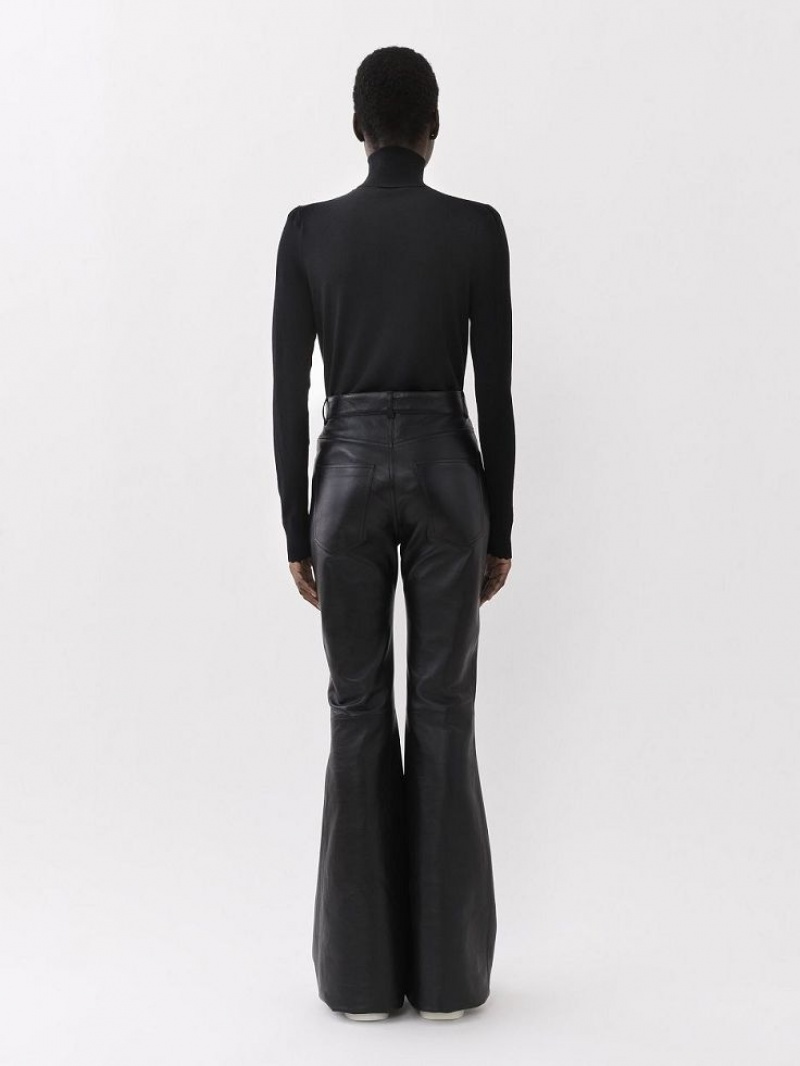 Black Chloe Flared Pants | CHE-SR13992