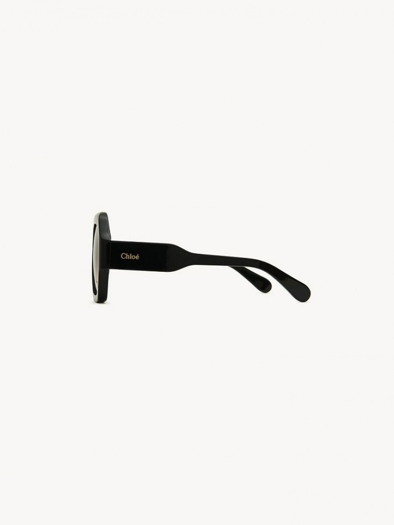 Black Chloe Gayia Sunglasses | CHE-SR14570