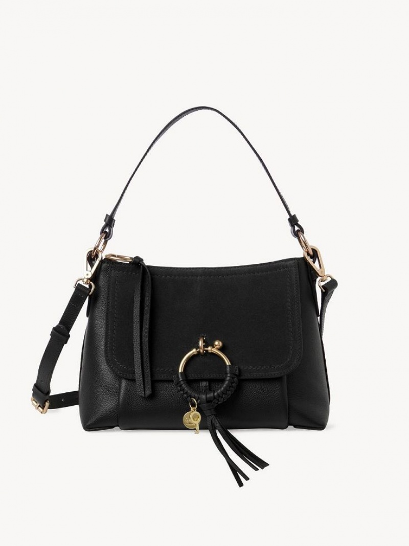 Black Chloe Joan Small Shoulder Bags | CHE-SR14649