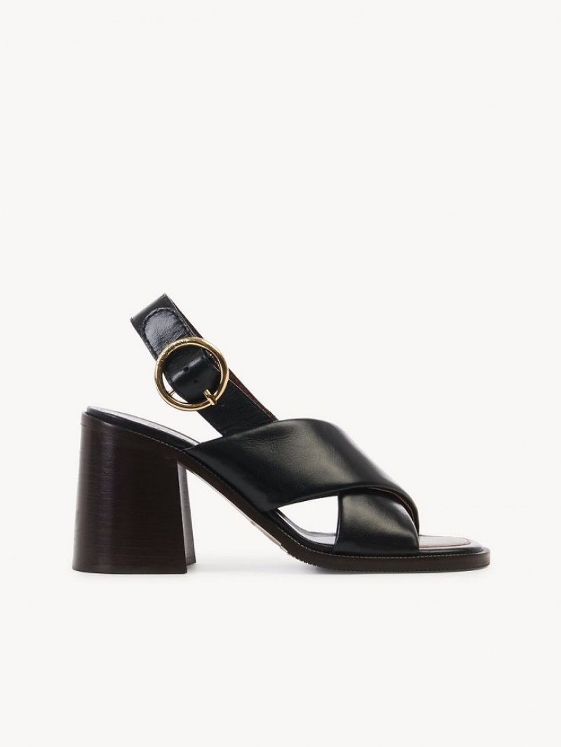 Black Chloe Lyna High-heel Sandals | CHE-SR14805