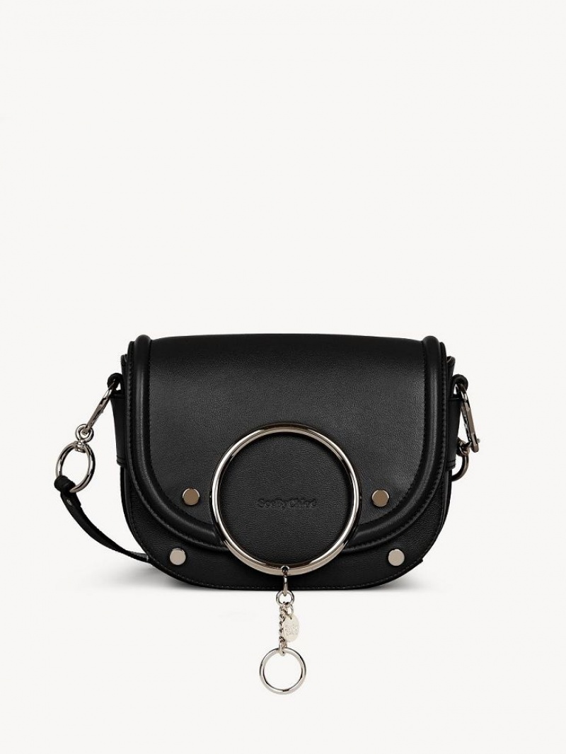 Black Chloe Mara Shoulder Bags | CHE-SR14672