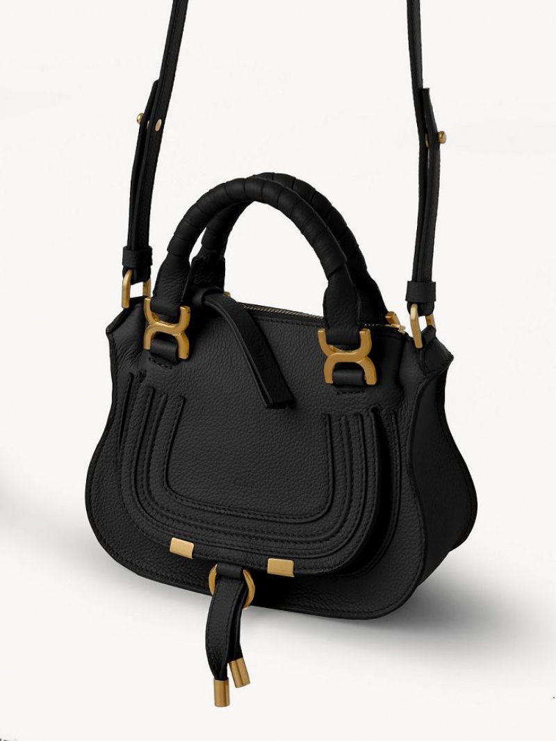 Black Chloe Marcie Double Carry Mini Bags | CHE-SR13713