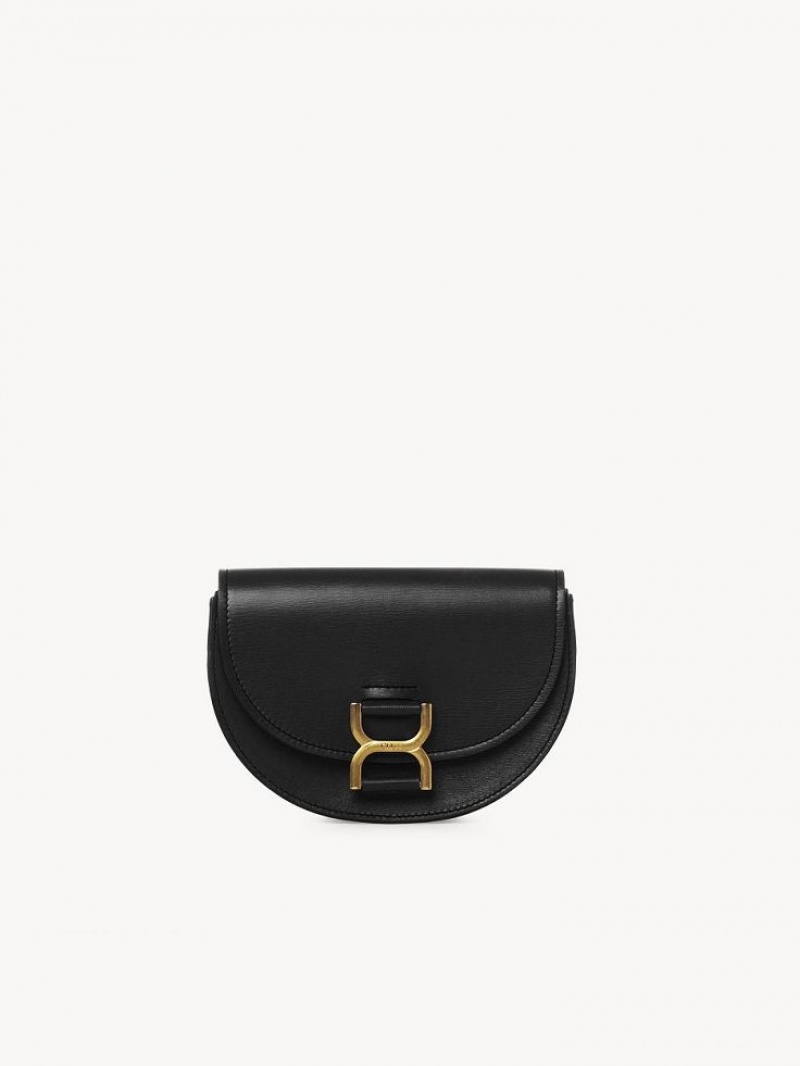 Black Chloe Marcie Mini Flap Crossbody Bags | CHE-SR13588