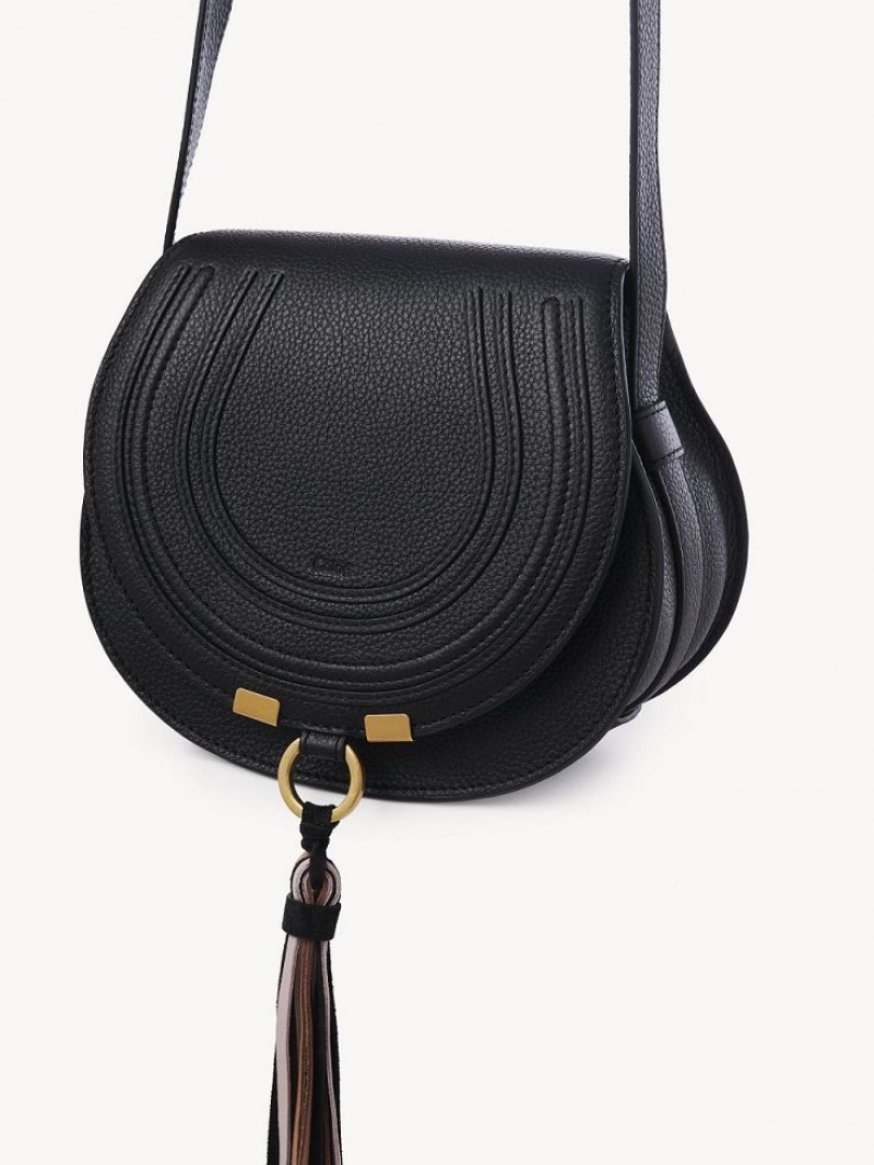 Black Chloe Marcie Small Crossbody Bags | CHE-SR13503