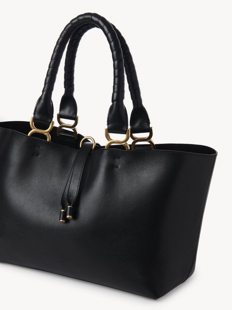 Black Chloe Marcie Small Tote Bags | CHE-SR13389