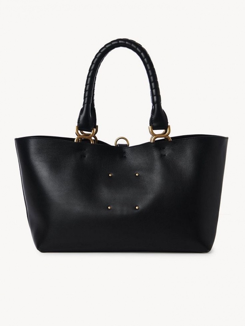 Black Chloe Marcie Small Tote Bags | CHE-SR13360