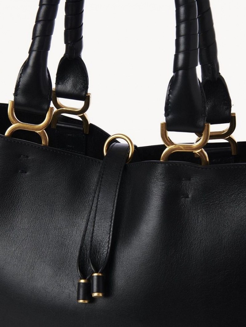 Black Chloe Marcie Small Tote Bags | CHE-SR13360