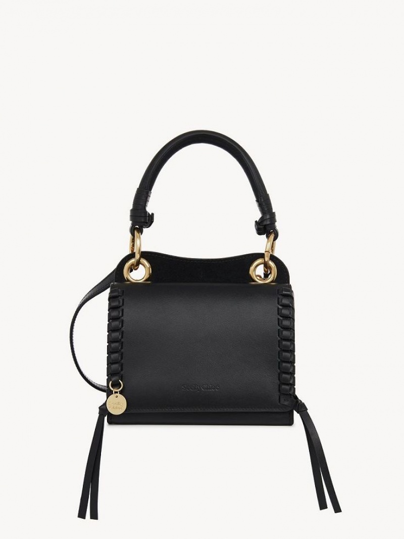 Black Chloe Mini Tilda Shoulder Bags | CHE-SR14635