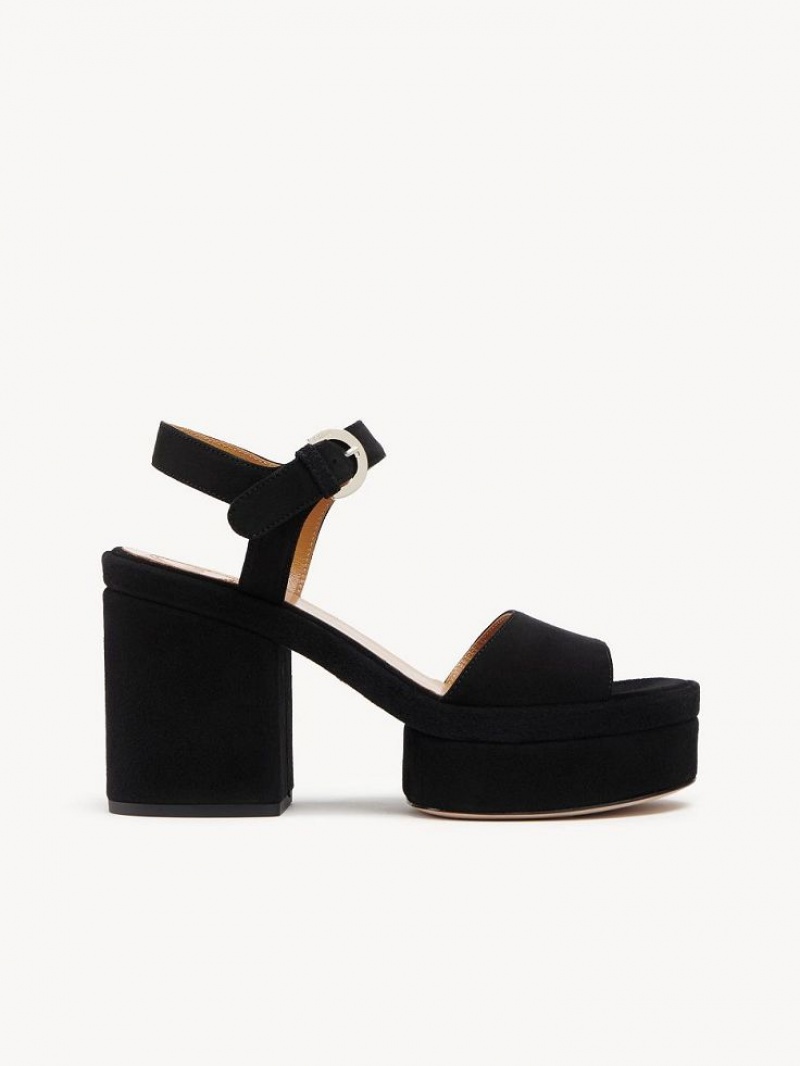 Black Chloe Odina High-heel Sandals | CHE-SR14173