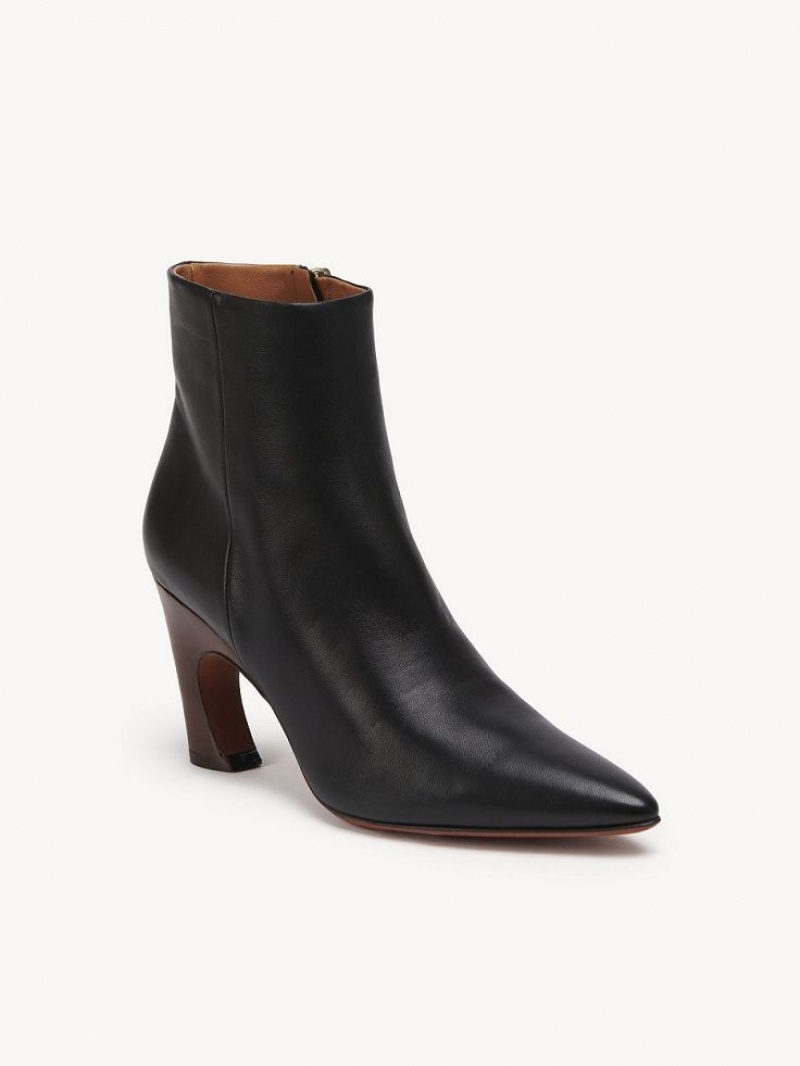 Black Chloe Oli Ankle Boots | CHE-SR14223