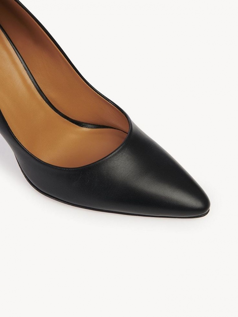 Black Chloe Oli Pumps | CHE-SR14252