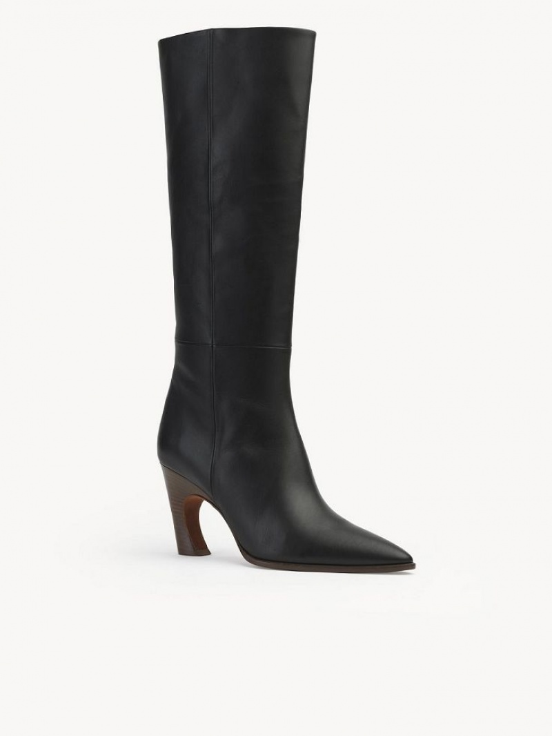 Black Chloe Oli Tall Boots | CHE-SR14203