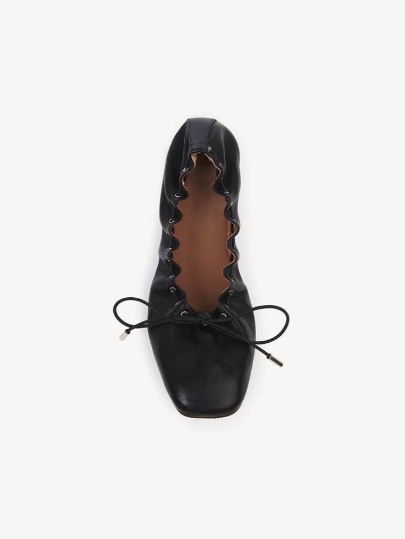 Black Chloe Oracia Ballet Flat | CHE-SR14261