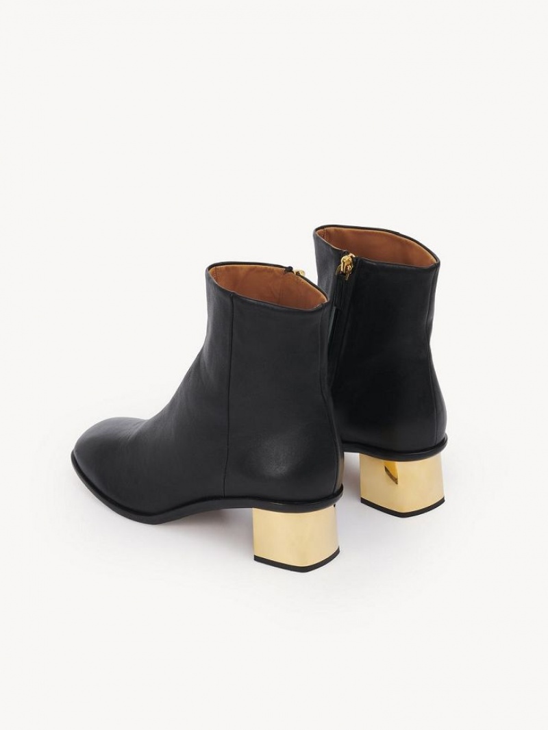 Black Chloe Rebecca Ankle Boots | CHE-SR14232